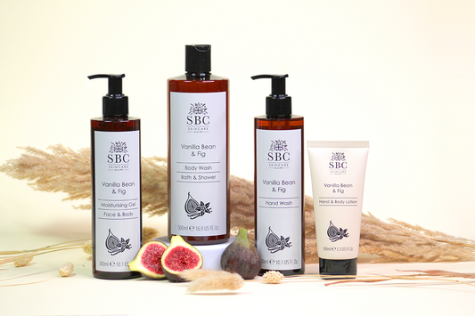 Meet the skin-boosting Vanilla Bean & Fig Collection